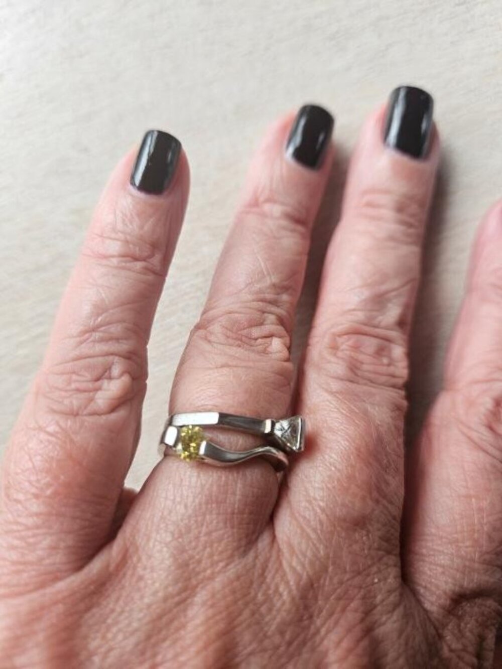 Beautiful Silver Stackable Ring Size 7 - Picture 12 of 12